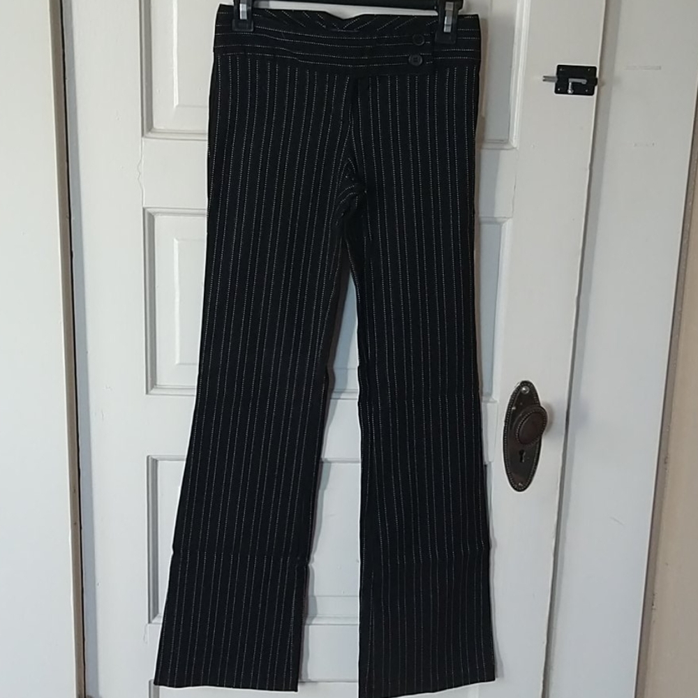 NWOT Blk w/wht Pin strips Slacks size 0
